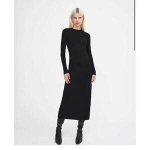 NWT Fourteenth Place Women's Maxi Long Sleeve Dress Open Back Size M